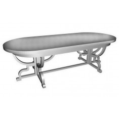 1/35 Miniature Furniture - Classic Oval Table
