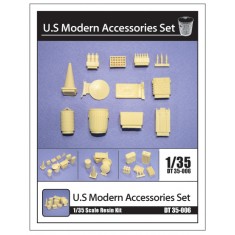 1/35 US Modern Accessories set (Resin, 12pcs)