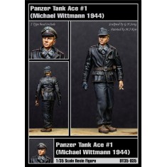 1/35 Panzer Tank Ace Figure Set #1 (1944 Michael Wittmann)(1 Figure)