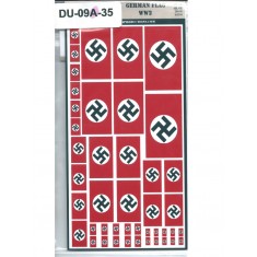 Multiple Scale Flag of WWII German 