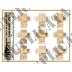 1/48 WWII K Rations Wooden Box