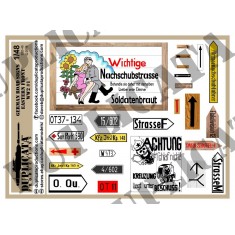 1/48 German Signs - Eastern Front #1