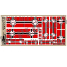 Multiple Scale Flag of WWII Kriegsmarine
