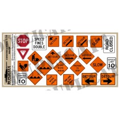 1/35 Construction Signs