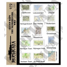 1/72 WWII Allied Netherlands Maps
