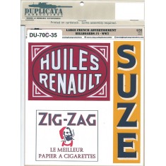 1/35 WWII Large French Advertisement Billboards #1