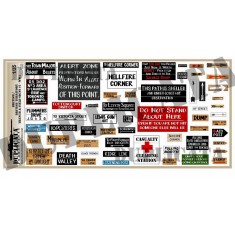 1/35 WWI British Territory Trench & Field Signs #1