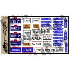 1/35 WWII Normandy Road Signs