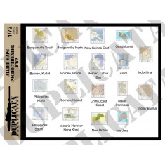 1/72 WWII Allied Pacific Maps
