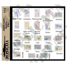 1/72 WWII Allied Russia Maps