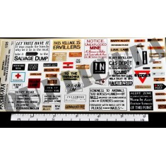 1/35 WWI British Territory Trench & Field Signs #4