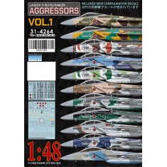 Decals for 1/48 JASDF Mitsubishi F-15J/DJ Aggressors Vol.1