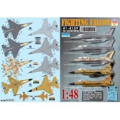 1/48 USAF/RSAF F-16A/C Fighting Falcon Decal #3 for Tamiya/Hasegawa/Academy kits
