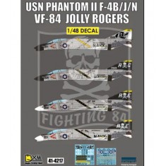 Decals for 1/48 USN F-4B/J/N VF-84 Jolly Rogers
