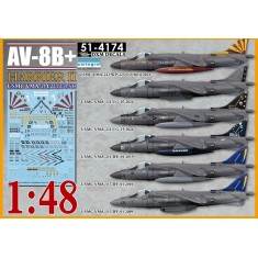 1/48 USMC AV-8B Plus Harrier II Decal - VMA-214/223/231/513