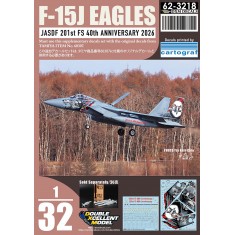 1/32 JASDF F-15J 201st FS 40th Anniversary 2026 Decals for Tamiya kit
