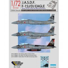 Decals for 1/72 JASDF F-15J 201SQ 30th Anniversary and Air show