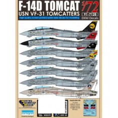 Decals for 1/72 USN F-14D Tomcat VF-31 