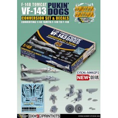 1/48 USN F-14B Tomcat VF-143 Pukin' Dogs Conversion set for Tamiya F-14D kit