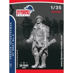 1/35 1940 French Infantryman at Rest No.4