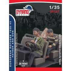 1/35 Civilian Father and Son Sitting in the Car