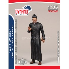 1/35 WWII French Village Priest - Wait My Son (3D Printed)