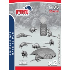1/35 Animals Serie - Rats (16pcs)