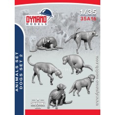 1/35 Animals Serie - Dogs set #2 (6pcs)