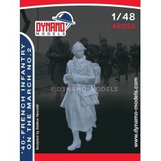 1/48 French Infantry on the March 1940 Ver.2