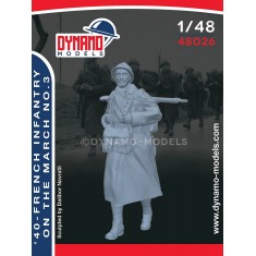 1/48 French Infantry on the March 1940 Ver.3