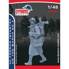 1/48 French Infantry on the March 1940 Ver.5