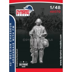 1/48 Belgian Chasseurs Ardennais with FM