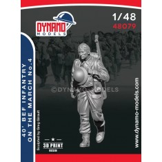1/48 40 BEF Infantryman Marching No.4