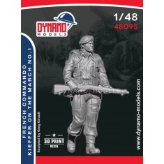 1/48 French Commando Kieffer Marching No.1