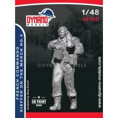 1/48 French Commando Kieffer Marching No.6