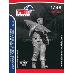 1/48 French Commando Kieffer Marching No.8