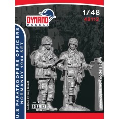 1/48 US Paratrooper Officers (Normandy 1944) Set (2 figures)