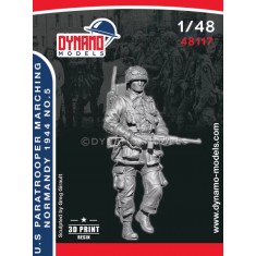 1/48 US Paratrooper Radio Marching (Normandy 1944) No.5