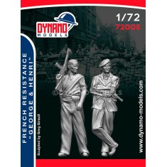 1/72 French Resistance Set George and Henri (2 figures)