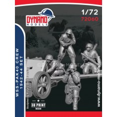 1/72 WSS PAK40 Crew 1942-44 Set (4 figures)