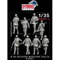 1/35 German Soldiers 1940-42 Marching Full Set (8pcs)