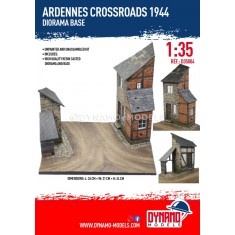 1/35 WWII Ardennes Crossroads 1944 Diorama Base (Resin)