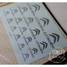 Decals - Citroen Logos (Black) for 1/12, 1/18, 1/20, 1/24, 1/43 Scales