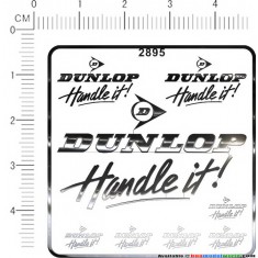 Dunlop Metal Logo Stickers Vol.3 for 1/12, 1/18, 1/20, 1/24, 1/43 Scales