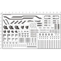 Metal Stickers for 1/100 MG Blitz Gundam (Silver)