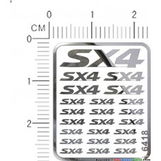 Suzuki SX4 Metal Logo Stickers for 1/12, 1/18, 1/20, 1/24, 1/43 Scales