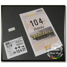 Decals for 1/35 Das Reich SdKfz. 251/3 Ausf D in Normandie