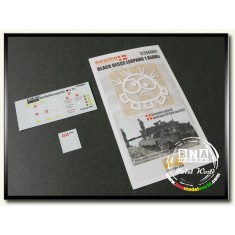 Decals for 1/35 Danish Black Recce Leopard 1 A5DKs