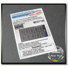 1/35 Adhesive Mirror Film - German Wiesel Mk20A1 & TOW Mirrors