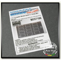 1/35 Adhesive Mirror Film - Italian C1 Ariete MBT Mirrors